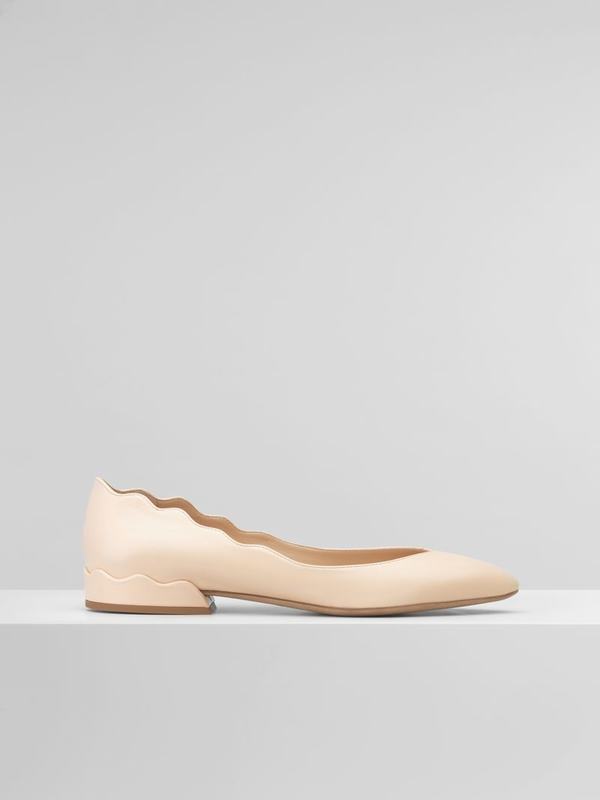 Chloé Bailarina Mujer Lauren Rosas Calfskin REUI38506